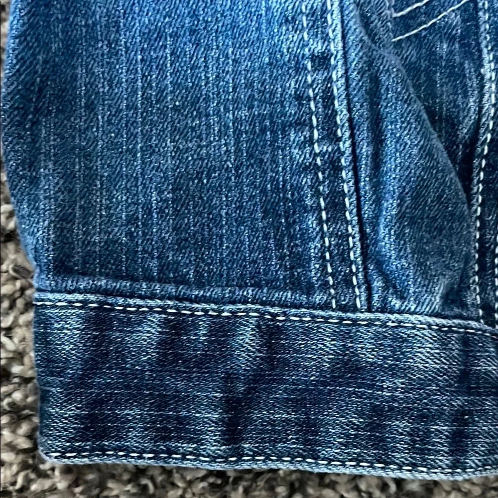 Justice Blue Ombre Denim Vest
